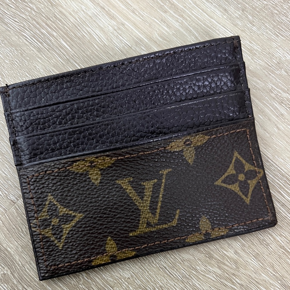 Louis Vuitton Canvas Monogram Case Wallet